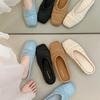 Retro Woven Bag Head Half Slippers Women's Outer Wear 2025 New Summer Vacation Style Blue Pedal Muller Sandals