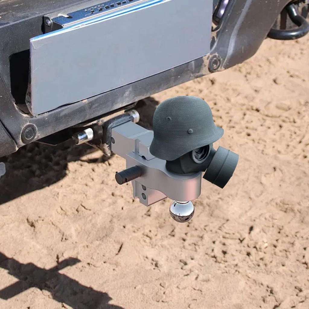 Крышка для сцепного устройства прицепа, крышки подшипников ступицы прицепа, защитная крышка для сцепного устройства в форме противогаза, универсальная заглушка для дышла