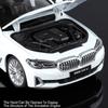 Large 1:18 530Li XDrive 500K Sports Car Model Toy Alloy Diecast Doors Opened Shock Absorption Vehicles Home Decoration Ornaments