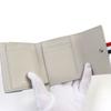 THOM BROWNE Tri-fold Wallet Grosgrain Loop Tab Wallet with Coin Case UAW007A Used