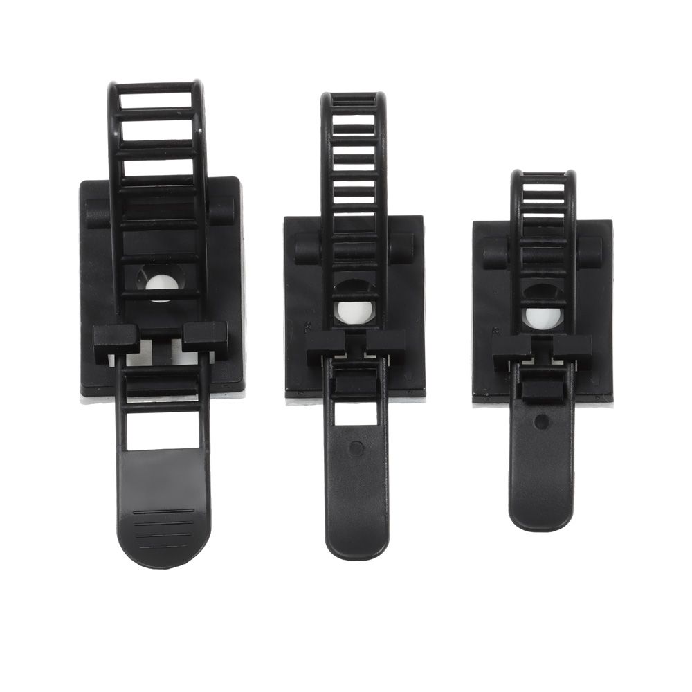 Adjustable Wire Holder Organizer Table Desk Storage Wire Tie Self-adhesive Cable Clips Cable Tie