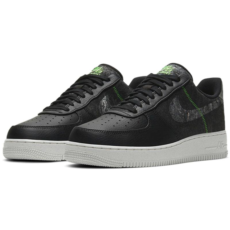 Nike Air Force 1 Low '07 LV8 Black Electric Green Sneakers CV1698-001