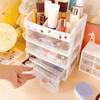 1 шт. Коробка для хранения, удобная полка для хранения, вместительный ящик, стильный прекрасный настольный органайзер для косметики, настольный макияж