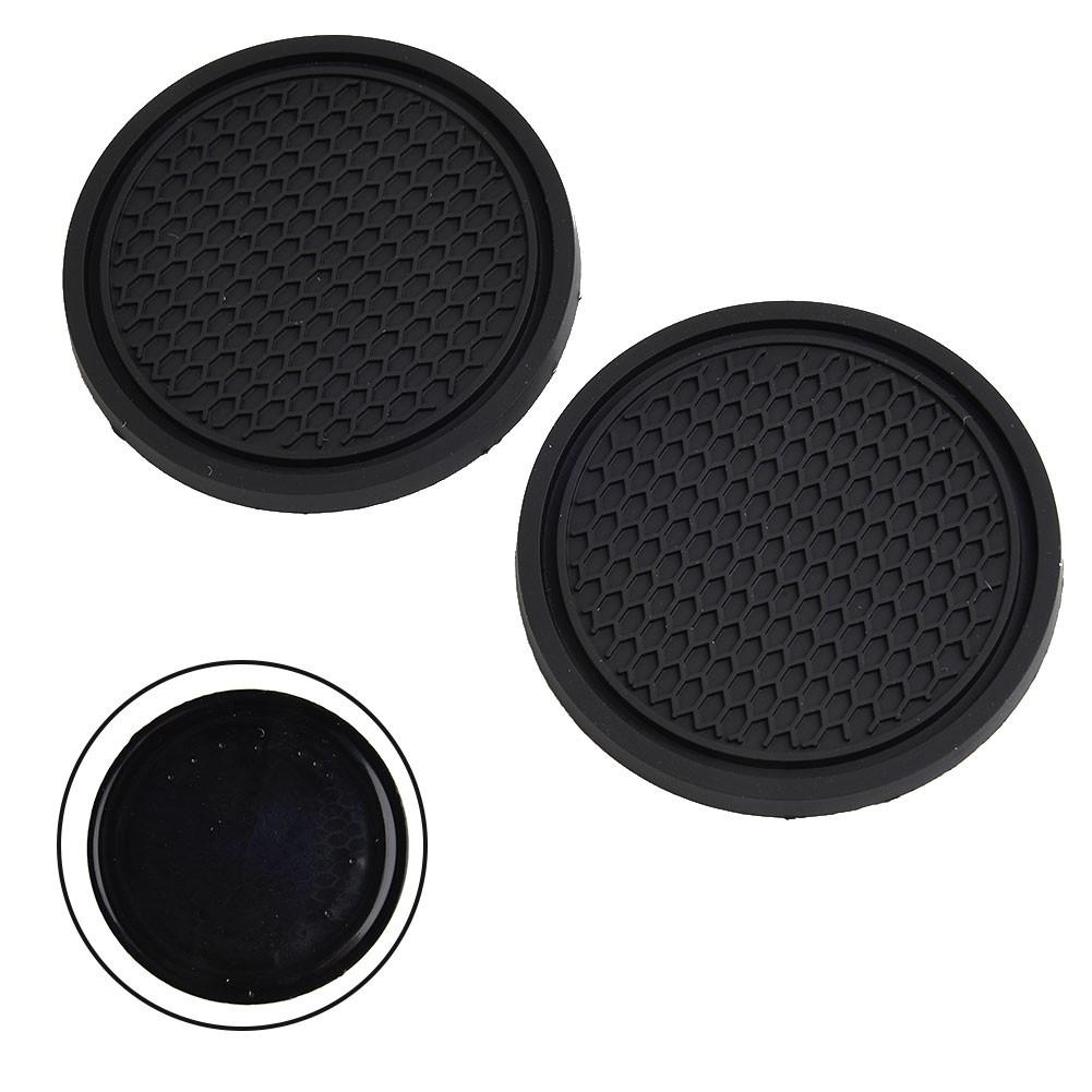 Car Coasters 2pcs Anti Slip Car Coasters Car Parts