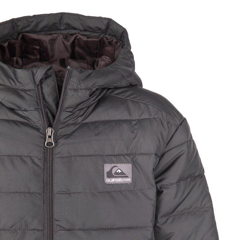 Детский стеганый пуховик с длинными рукавами и капюшоном QUIKSILVER