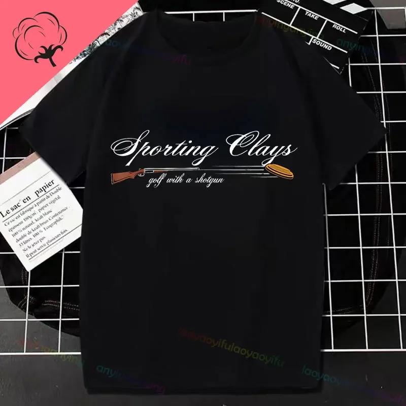 Anatomy Of A Fat Pew Pewer Tshirt Hunt Clay Pigeon Shooting Pure Cotton Shortsleev Summer Outdoor Clothing Graphic Tees