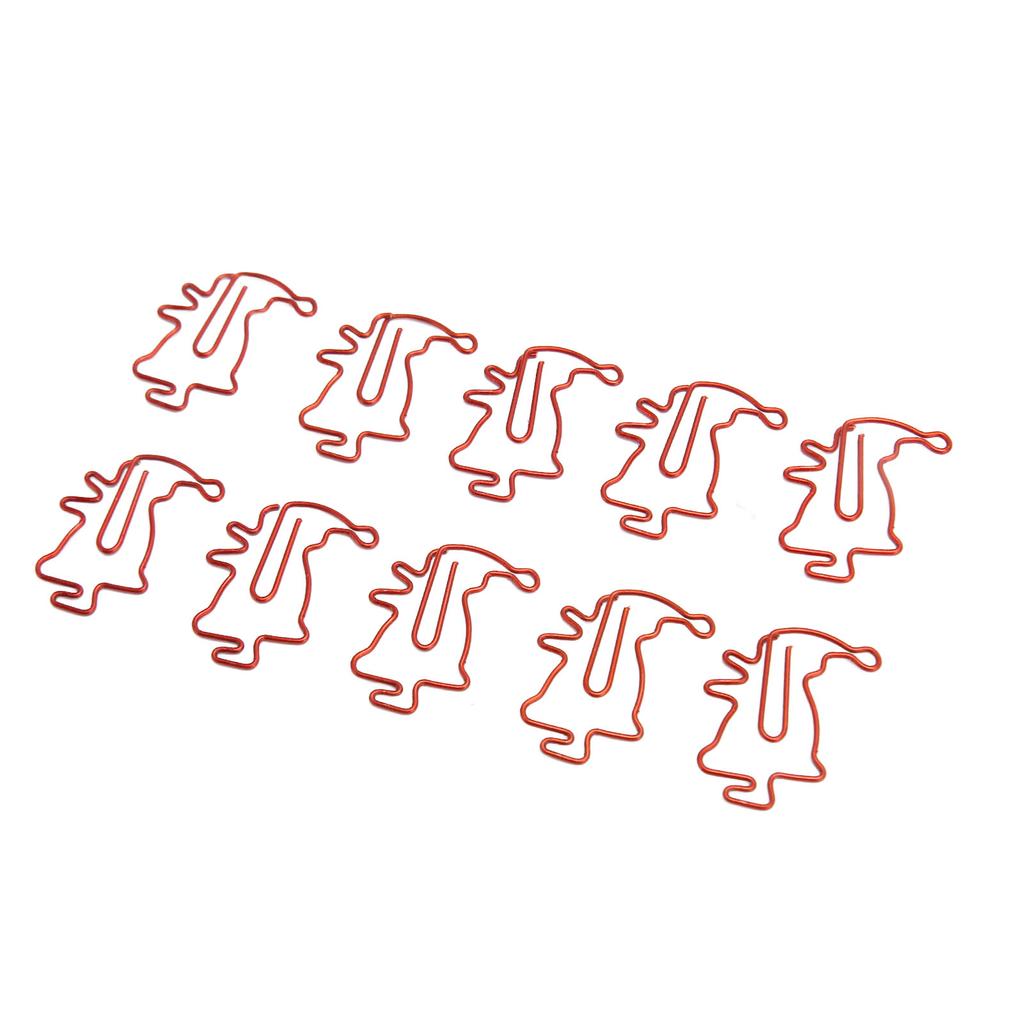 100 шт. Скрепки Санта-Клауса, противоскользящие, милые, легкие, для скрапбукинга, открытки M