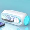 Будильник Bluetooth-динамики Электронные настольные часы со светодиодной подсветкой Сабвуфер Музыкальный плеер Басовый динамик