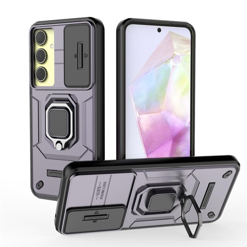 Для Samsung Galaxy A35 5G чехол магнит кольцо подставка бронированный чехол для телефона Samsung A35 A 35 5G GalaxyA35 SM-A356B/DS 6.6" задняя крышка