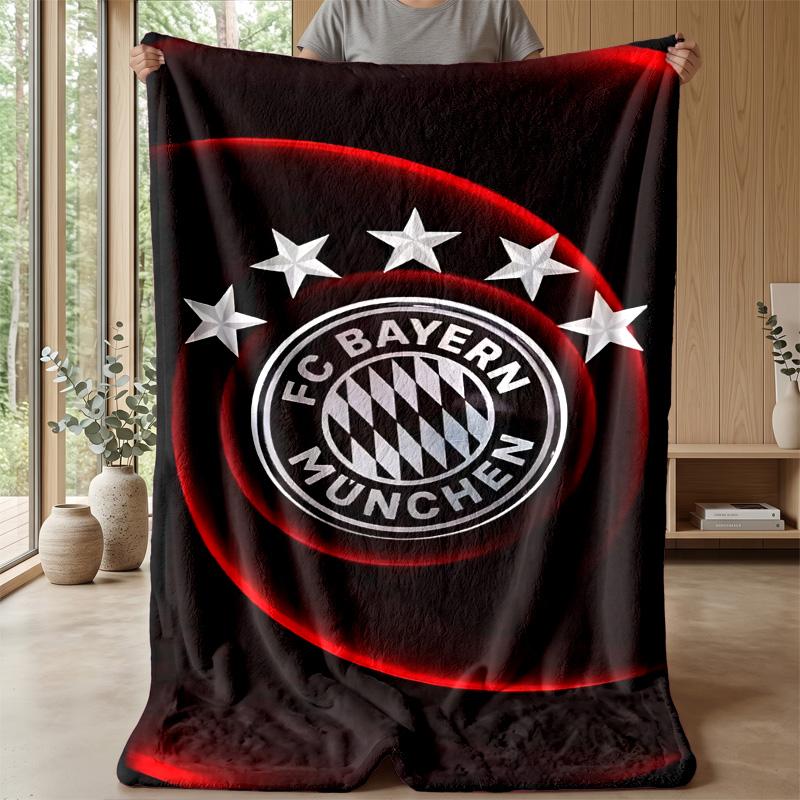 Bayern Munich Theme blanket Soft Flannel Fleece Blanket Warm Lightweight Throw Blanket for Home Sofa Bed