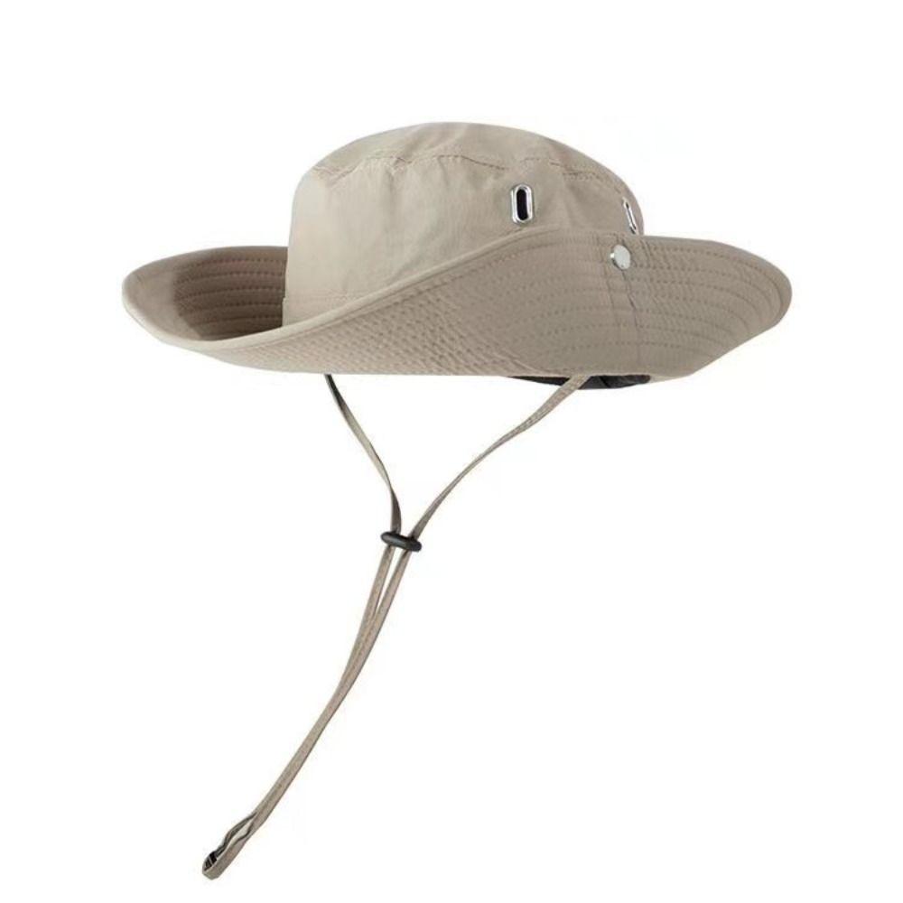 Big Brim Summer Bucket Hat Sun Protection Sun Hat Outdoor Unisex Panama Hat