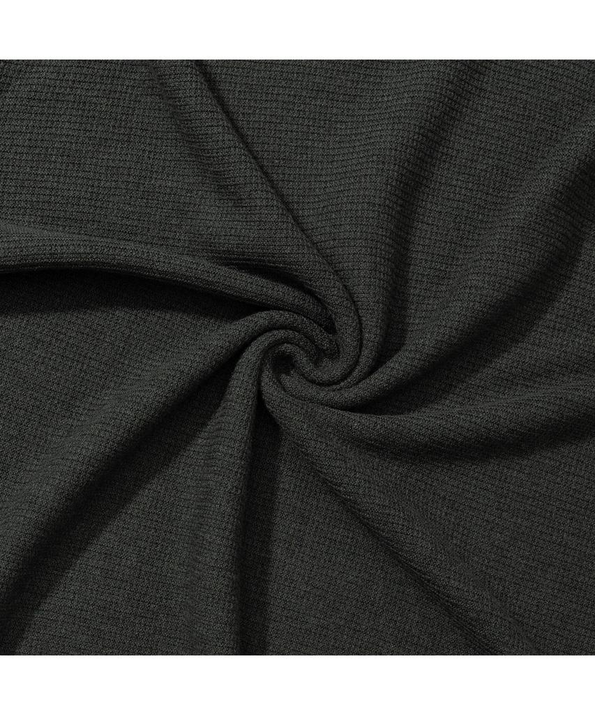 PRODESHIRT Органический трикотаж с воротником-стойкой и фактурой пике (Темно-оливковый)