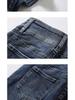Сине-серые джинсы скинни bootcut с высокой талией для женщин: На флисовой подкладке, Утепленные, Стройнящие, Зауженные к низу – Коллекция Осень/Зима 2022.