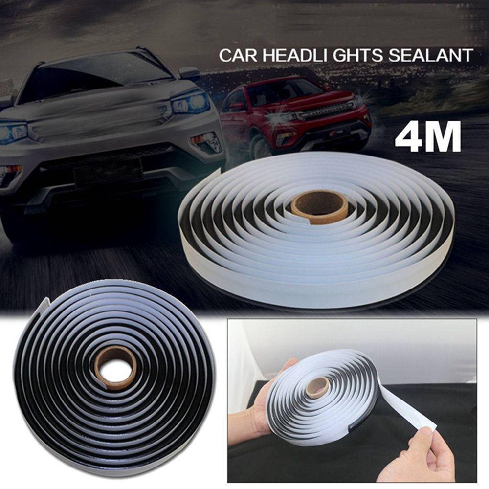 4M Practical Black Retrofit LED Headlight Glue Butyl Rubber Car Reseal Strip Sealant Glue