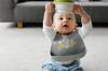 DADWAY MOOMIN BABY Moomin Baby Силиконовый Легкий Ш22 x Обхват шеи Посудомоечная машина BBMB0051021 Слюнявчик, Синий, В29см, 30см, Безопасный,