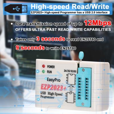 Программатор EZP2024+ High-Speed USB SPI с поддержкой 24/25/93/95 EEPROM 25 Flash BIOS, поддержка обновления прошивки программатора ПК