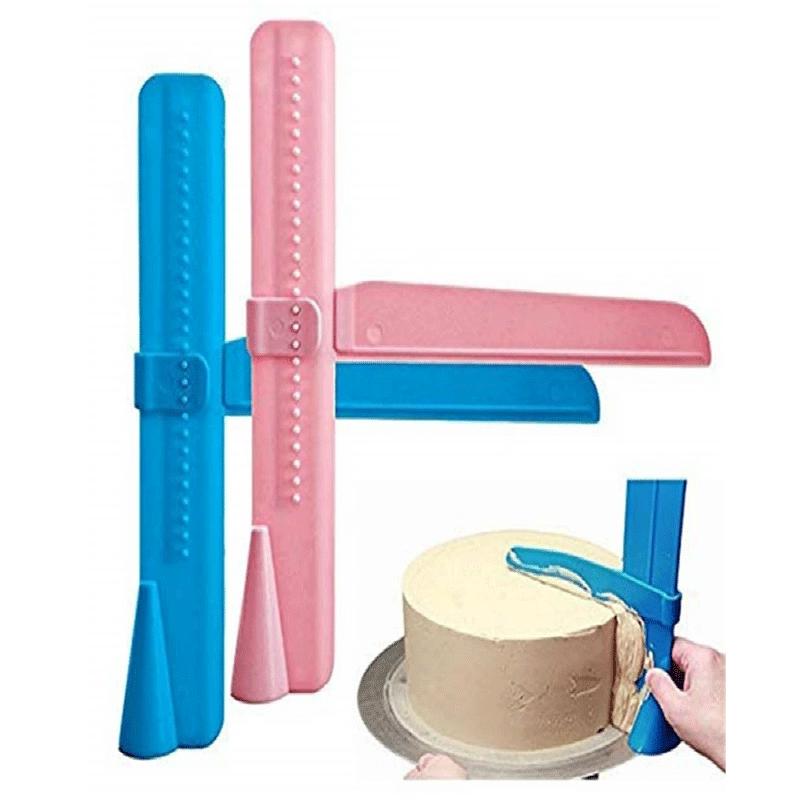 Cake Scraper Smoother Adjustable Fondant Spatulas Cake Edge Smoother Cream Leveling Device DIY Baking Tools Cakes Pastry