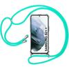 Crossbody Case For Samsung S21 Plus - PROSHOP - Flexible - Transparent-Green - Anti-Scratch Shockproof