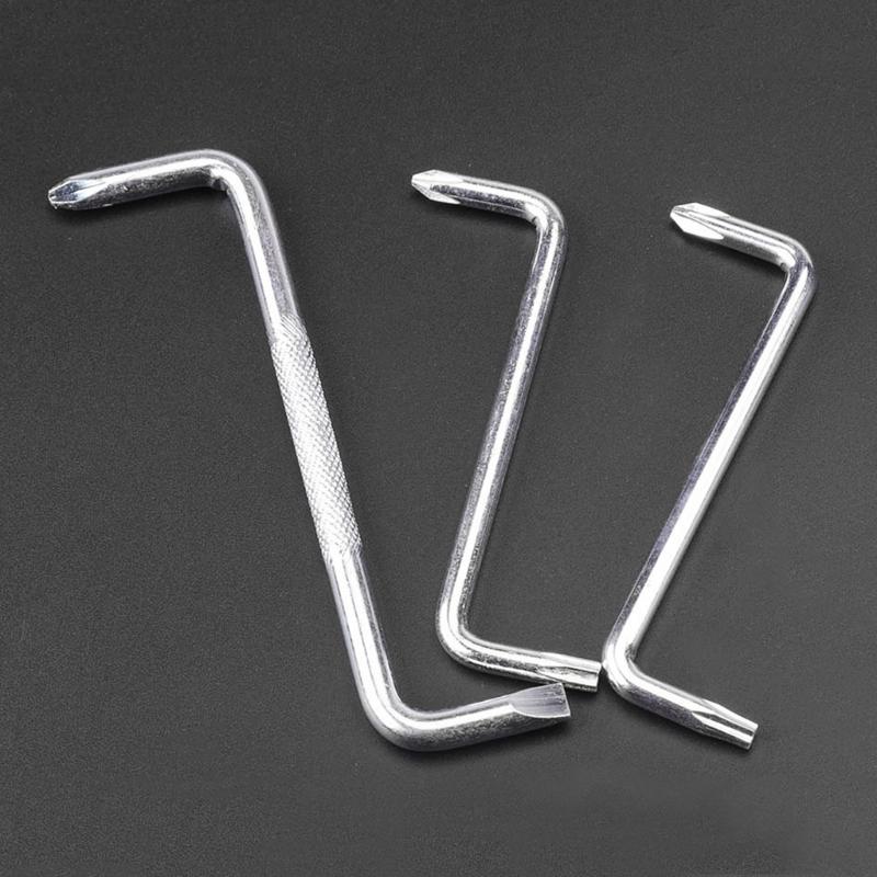 (Pack of 3) Screwdriver Set 3 Pieces ZType Double Head Offset Screwdriver,T20/T25/Cross Wrench Cross Screwdriver