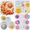 Sun Moon Face Star Silicone Mold Ancient Greek Mythology Fondant Molds Cake Decorating Tools Cupcake Topper Candy Resin Clay Chocolate Gumpaste Mold