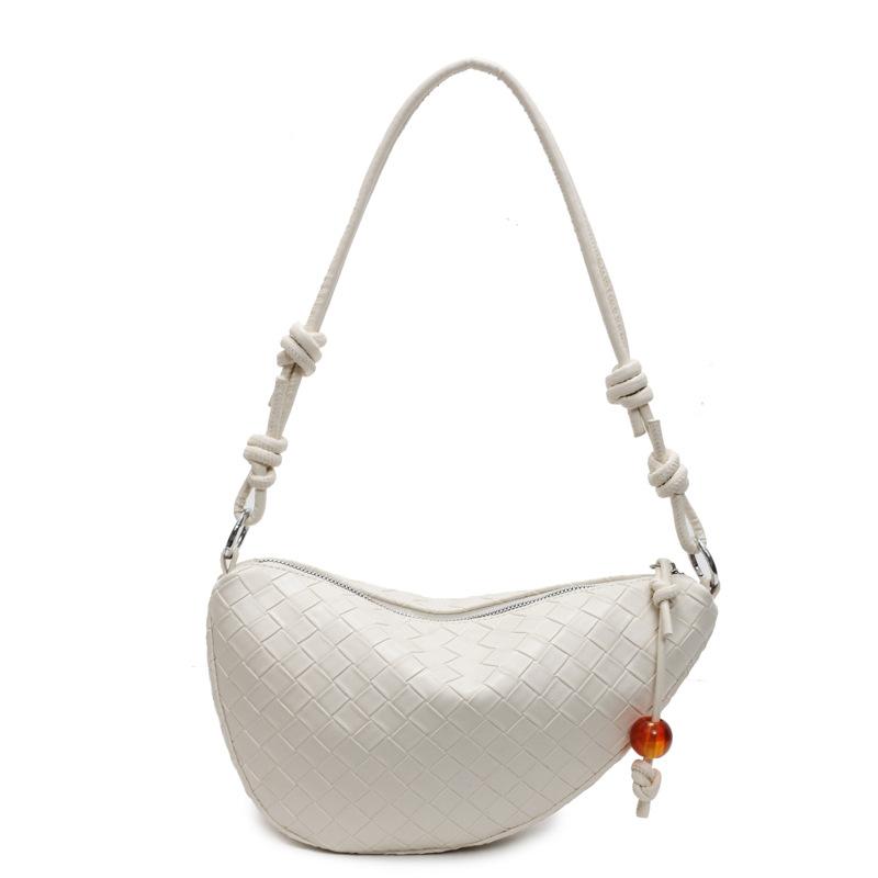 Персонализированная плетеная сумка 2025 новая корейская версия модной нишевой сумки через плечо женская универсальная спортивная сумка-мессенджер сумка-пельмень