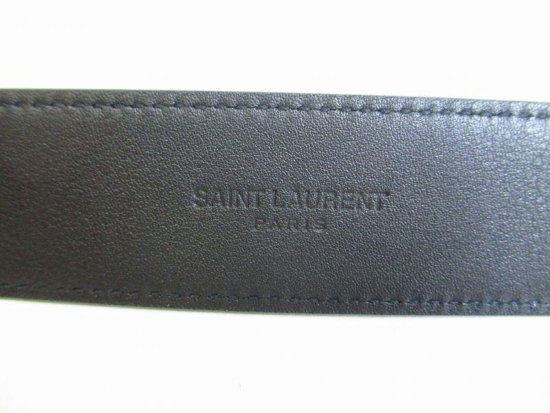 Authentic Saint Laurent Paris YSL Yves Saint Laurent Leather Belt Size 89-99cm #7974 Refurbished