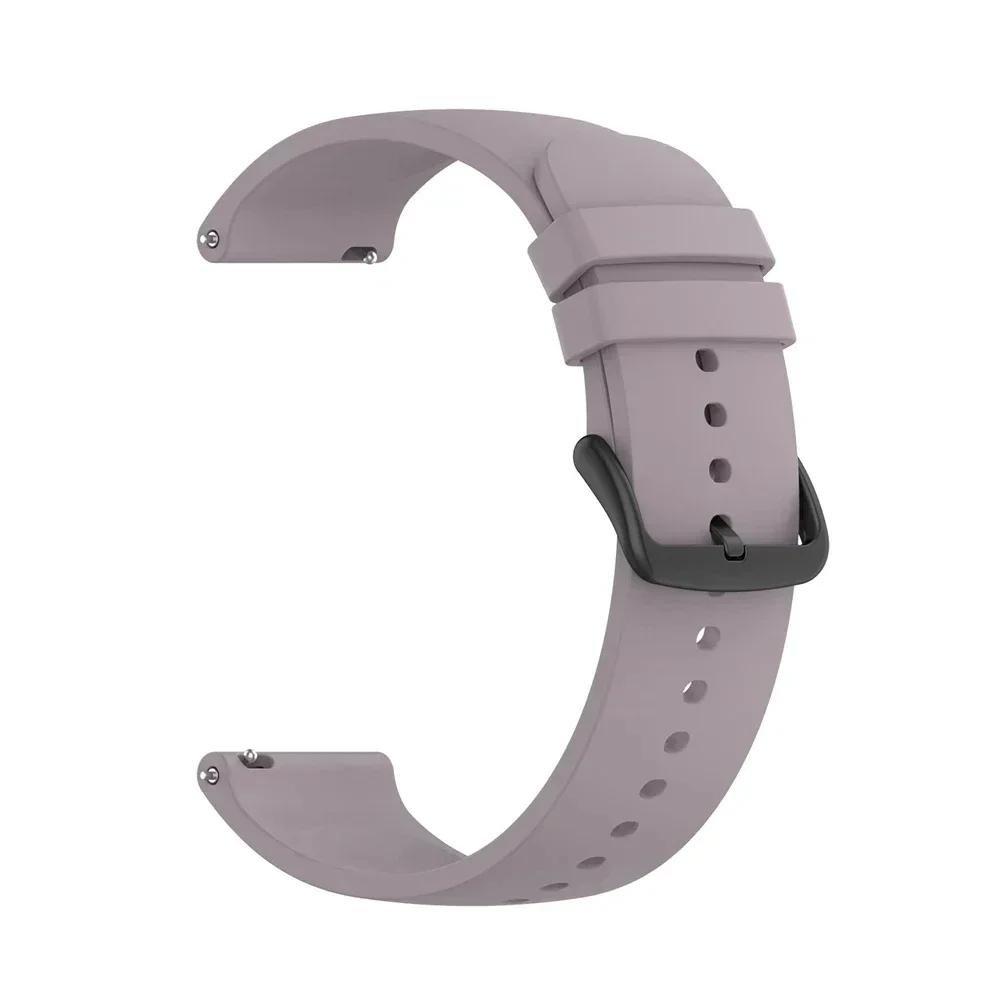 22 20mm Silicone Strap For Xiaomi Watch Band S4/S2 46mm/Mi Watch Color 2/S1 Pro Wristband For Amazfit Bip 6/GTR 4/GTS 4 Bracelet