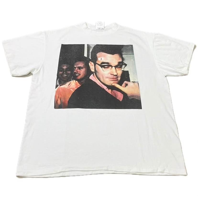 ВИНТАЖ 1992 Моррисси The Smiths Группа Тур по Великобритании Одношовный Футболка Мужская Женская Футболки Топ РЕПРИНТ