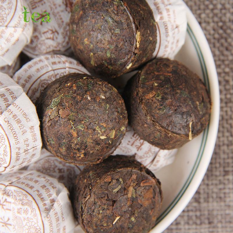 Чай Юньнань Мэнхай Пуэр Зрелый чай Мужи Нуоми Сянтуо Мини Чай Сяотуо Нуосян