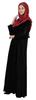 Bimba Islamic Clothes For Women Long Prayer Robe Maxi W  Printed Hijab Rayon Abaya Front Button Muslim