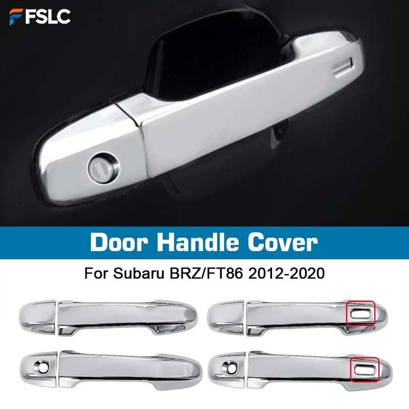 Car Upgrade Decoration Chrome Silver Door Handle Cover For Subaru BRZ/FT86 2012- Cars Accessories Exterior Styling