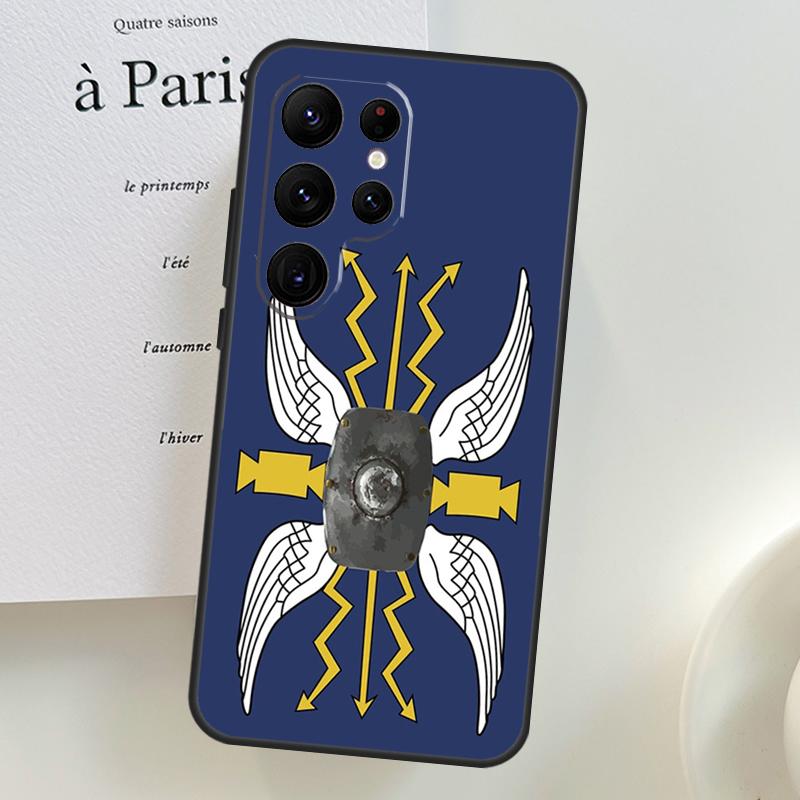 Чехол-щит в римском стиле для Samsung Galaxy S26 Ultra S25 S24 S23 S22 S21 S10 Plus S20 FE S25 Ultra