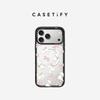 CASETIFY Серия «Лесное утро» Бантик Котенок Прозрачная Черная Рамка Чехол MagSafe для iPhone 17 Pro Max