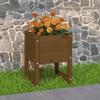 822113 vidaXL Planter Honey Brown 40x40x52.5 Cm Solid Pine Wood