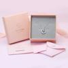 Cat Necklace for Crescent Cat Natural Silver Highest Birthday Accessories [Dilotus-JP] Women, Birthstone, Moon, Motif, Popular, Cute, Stone,