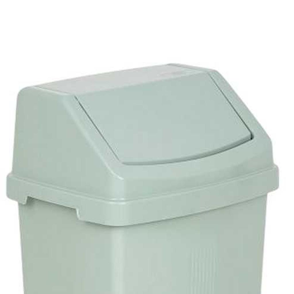 Мусорное ведро 25 л с качающейся крышкой, шалфей