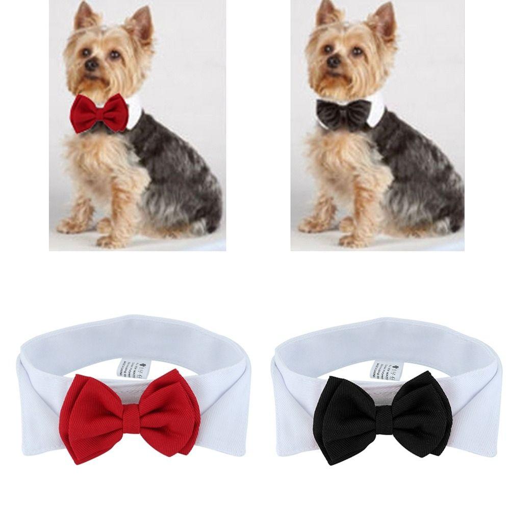 Lovely Pet Accessories Tuxedo Bowtie Dog Necktie Bow Tie Collar Formal Tie Pet Bow Tie