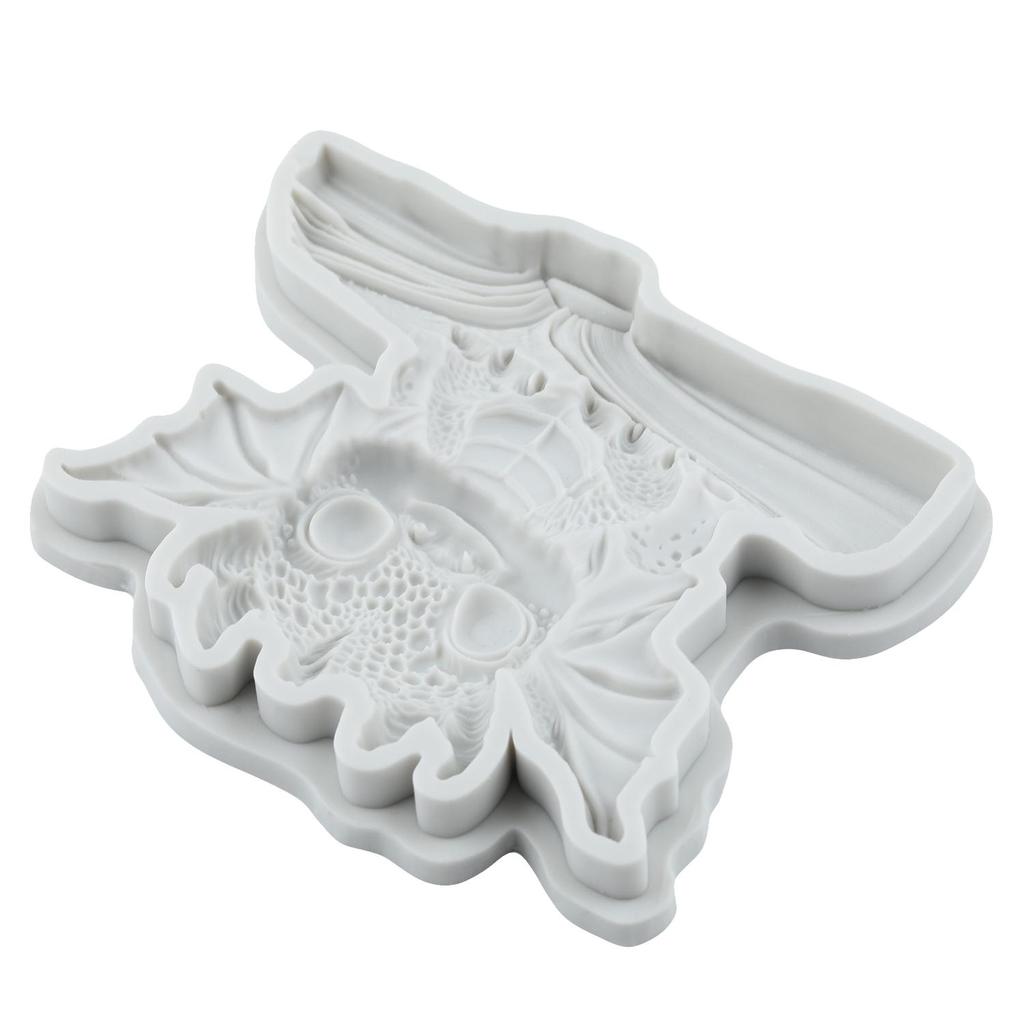 Cartoon Dragon Silicone Molds Animal Dragon Fondant Mold Cake Decorating Tools Cupcake Topper Chocolate Candy Craft Gum Paste Polymer Clay