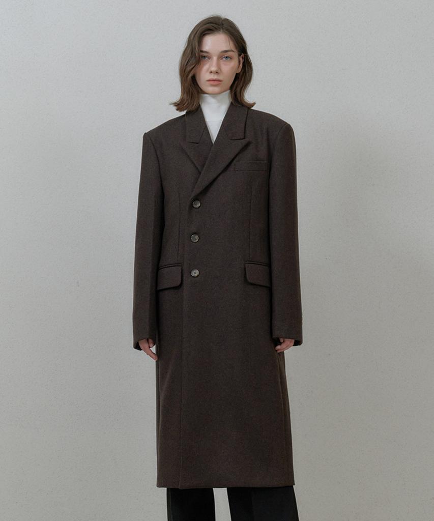 Trip Le Sens [Exclusive] Wool One-Side Coat_2 Color