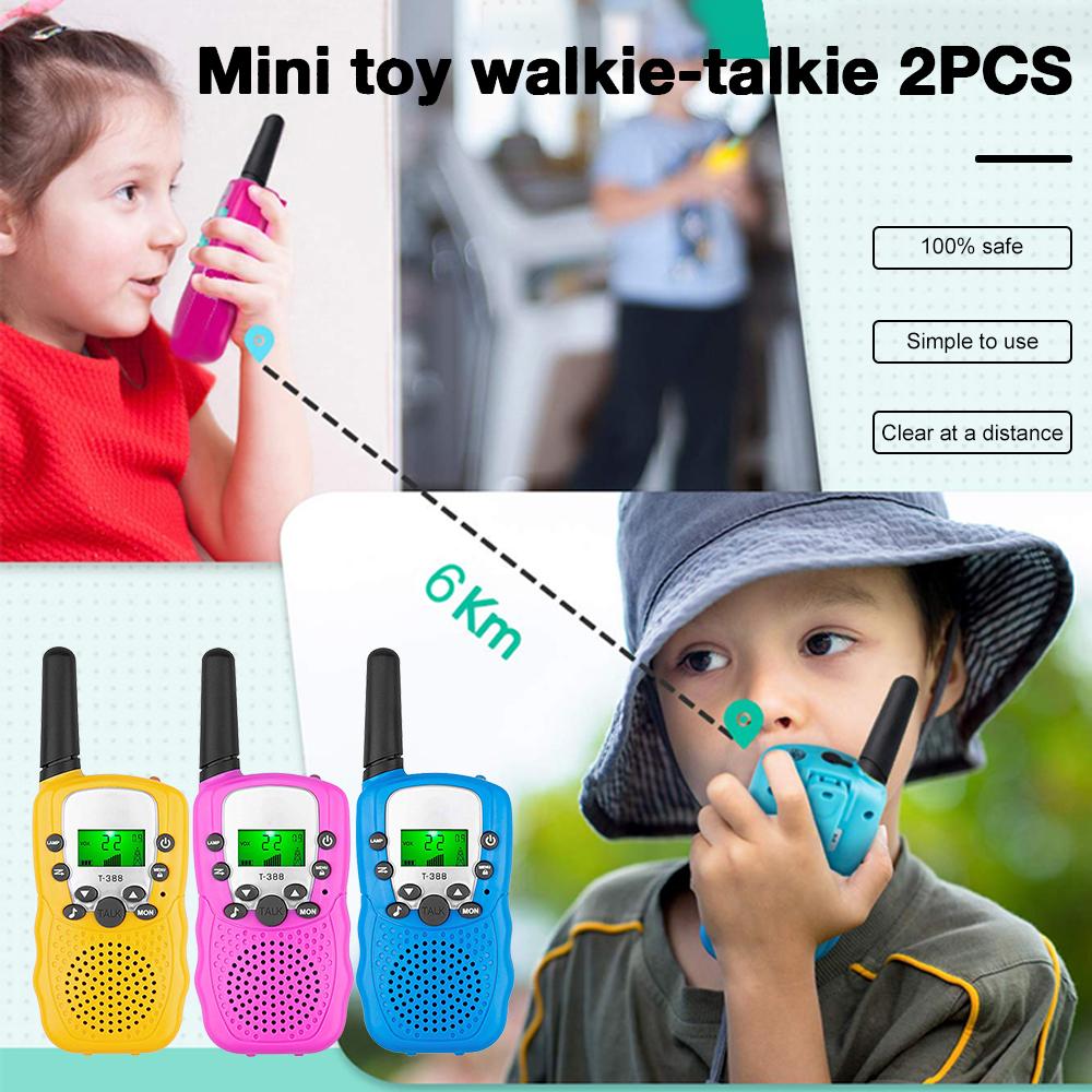 Портативная детская мини-игрушка Walkie Talkie Двусторонняя связь Удаленный домофон