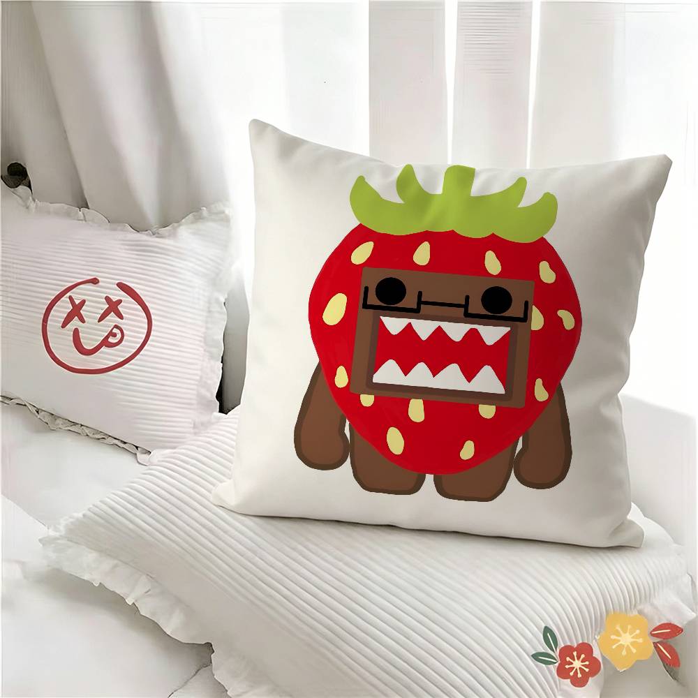 pc Cartoon DDomo KKun Pillow Case Fashion Square Pillowcase Bedroom Sofa Room Ins Decoration Leisure