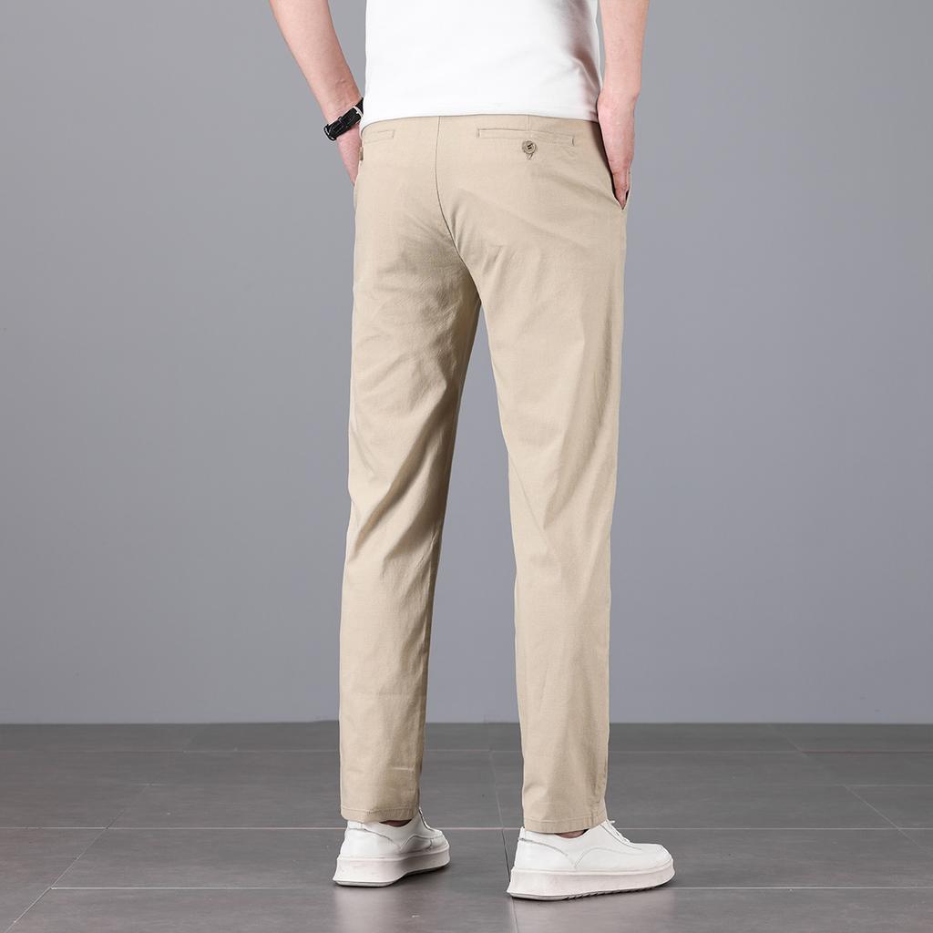 Linen Breathable Light Business Commuter - Spring/Summer New Men's Straight Casual Pants