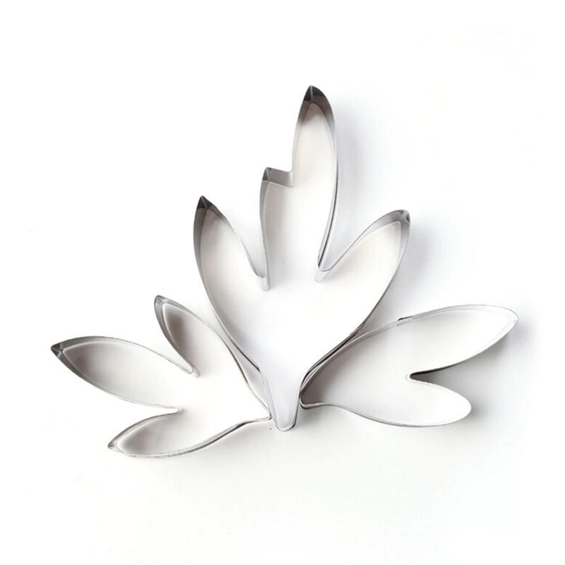 Мягкие конфеты для украшения торта, инструмент из нержавеющей стали, резак для листьев пиона