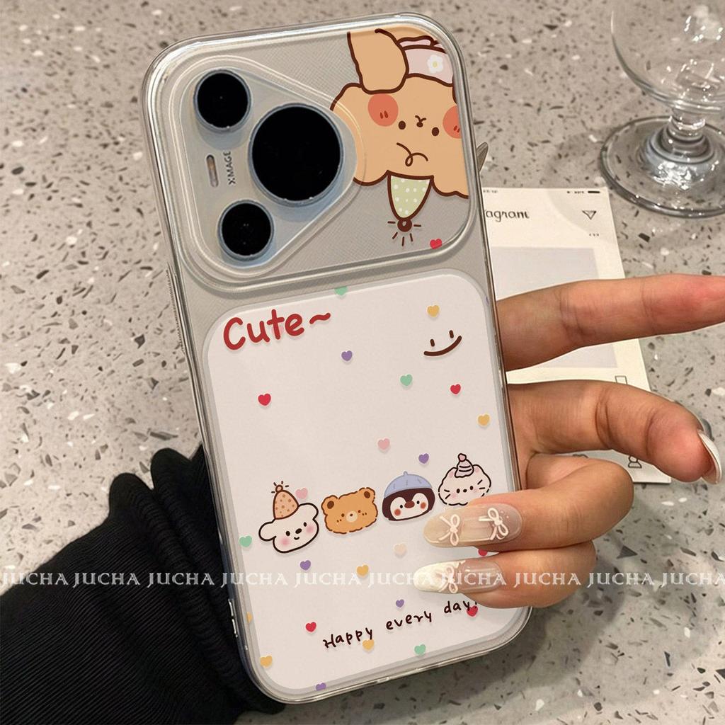 Применимо к чехлу для мобильного телефона Huawei pura11 продвинутый fun 11 милый p11promax мультяшный любовь животное