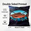 Popular Gear Brand BBerkleys Cushion Cover Plush Fabric Soft DoubleSided Printed Sofa Warm Winter Home Child Gift Pillow Case