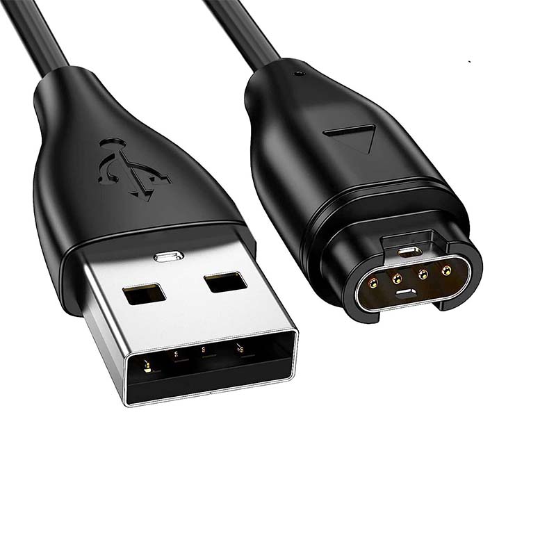 Кабель для зарядки часов Type C для Garmin Venu2/VenuSq2/3/3S Fenix 5/6/7/8 Vivoactive4/4S/3 Зарядный кабель для Forerunner 965/266