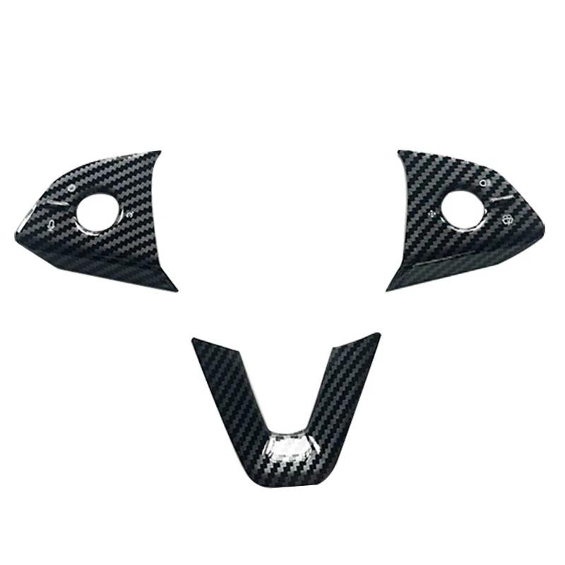 DQMN8 For Tesla Model 3 Highland Model Y Juniper 2025 Steering Wheel Button Sticker Protective Cover Patch Interior Car Accessories