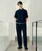 MINDBRIDGE [Air Cool] Mesh Pullover Semi-Overfit Short Sleeve Shirt