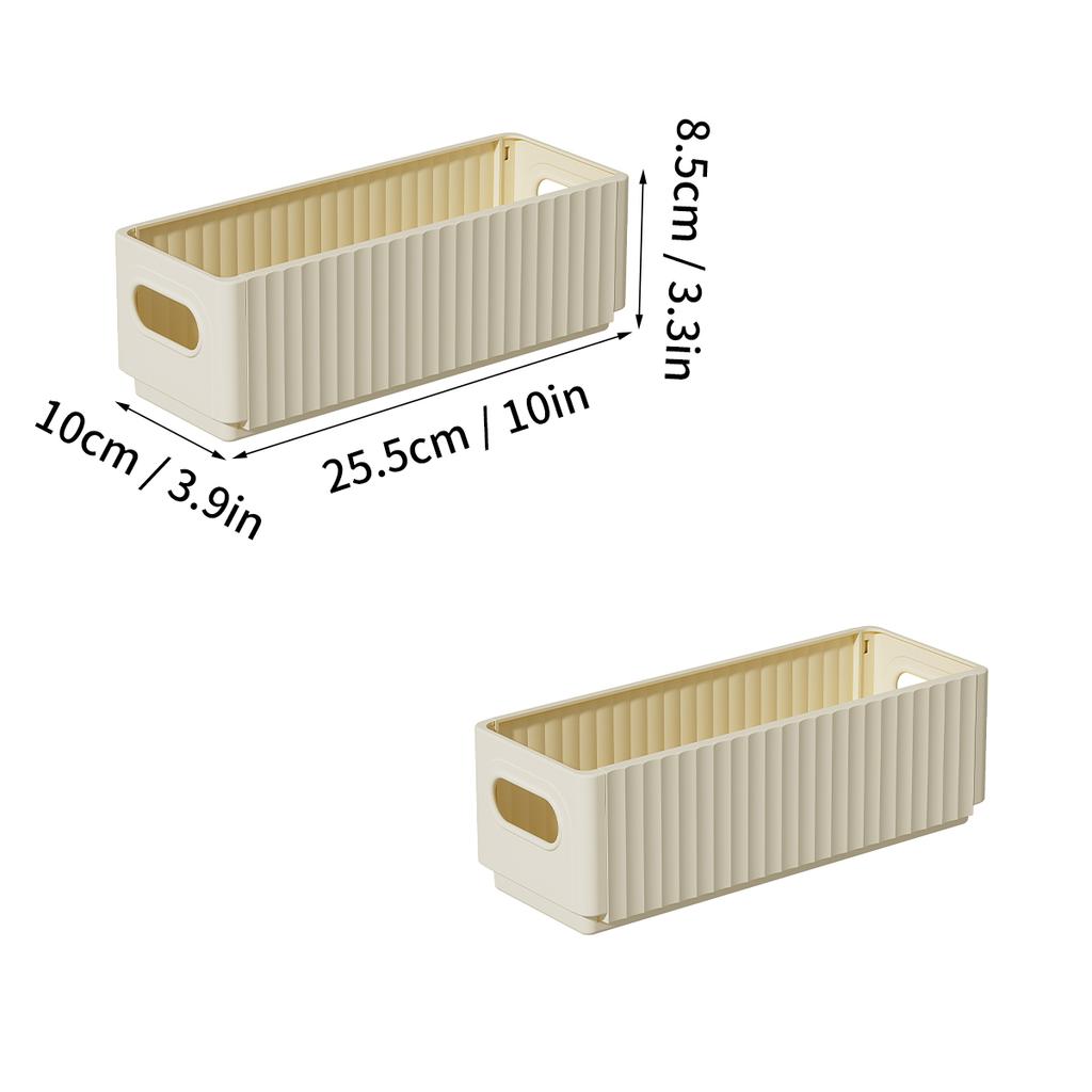 Folding Clothes Organizer Pull Out Underwear Bra Plastic Storage Box Large Capacity Drawer Wardrobe Clothes Storage Organizer