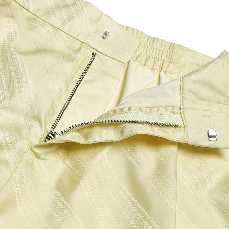Fila Серия Milano Универсальные Удобные Модные Повседневные Шорты Женские шорты Светло-Кремово-Желтые F11W625810FBG